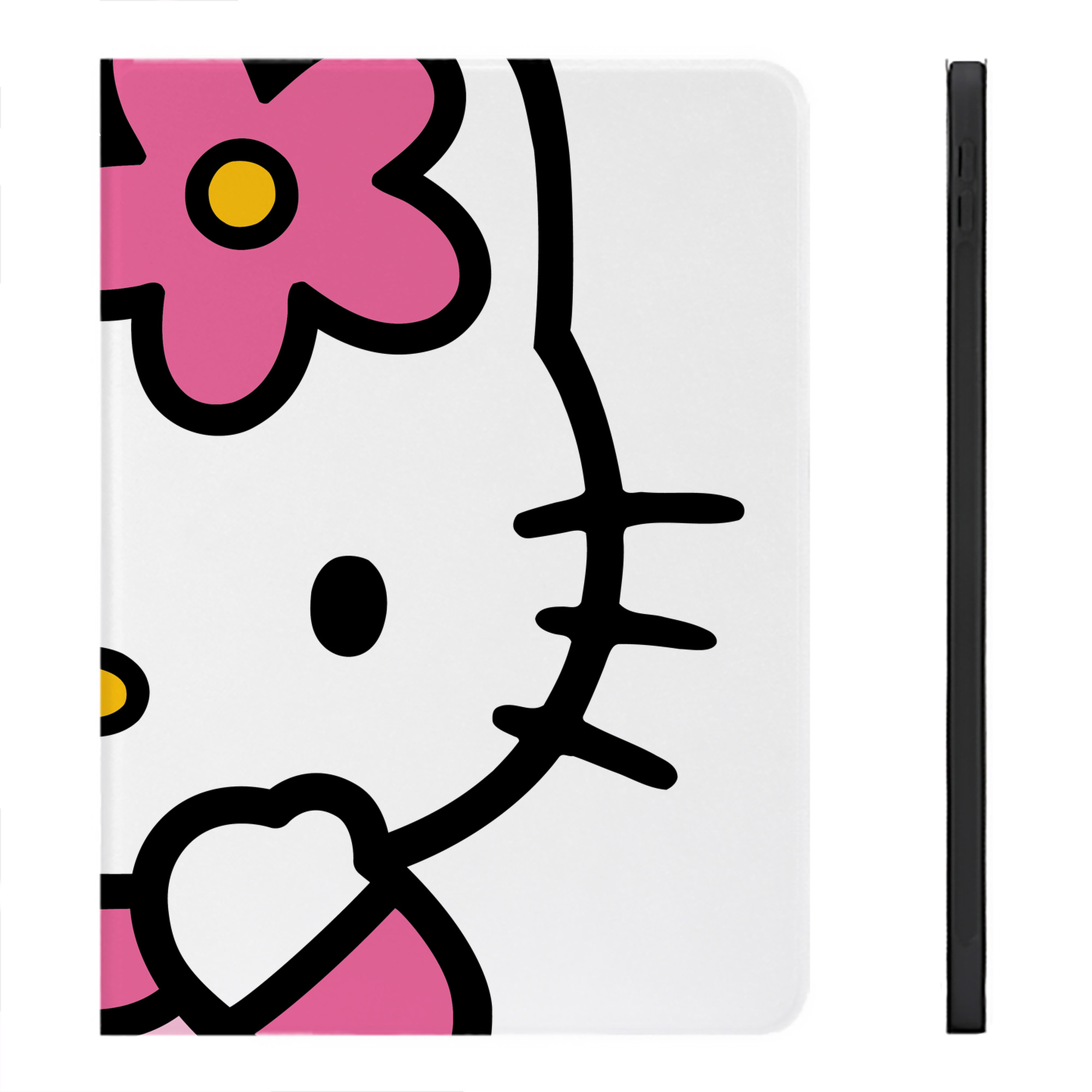 （画像用） Hello Kitty ハローキティ IPadケース ペンホルダー付き ブックスタイルデザイン